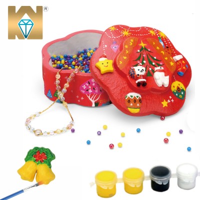 DIY Handmade Kit Christmas Toy Painting Plaster Molds Art and Craft Children For Training Hands-on Ability