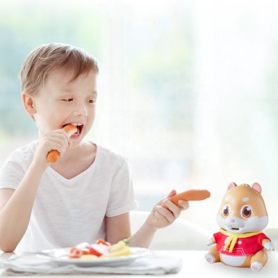 Amazing battery operated funny electronic hamster toy kids for simulation feeding