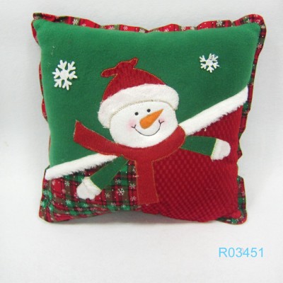 New year christmas ribbon embroidery cozy chair cushions for home decoration